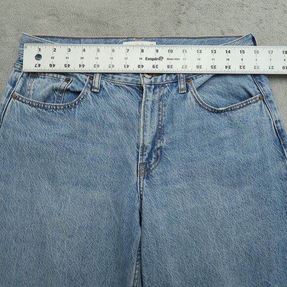 Abercrombie & Fitch Jeans Women's Size 27 Short Low-Rise Ultra Loose 28" Inseam - Picture 15 of 16